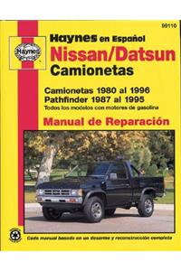 Nissan/Datsun Camionetas 1980 Al 1996 Pathfinder 1987 Al 1995
