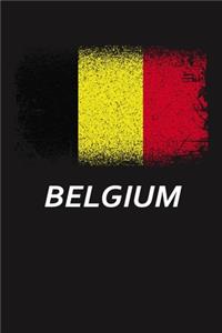 Belgium Flag Notebook