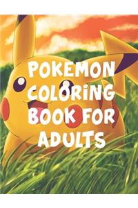 Pokemon Coloring Book For Adults