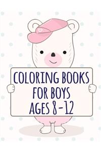 coloring books for boys ages 8-12