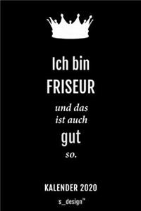 Kalender 2020 für Friseure / Friseur / Friseuse / Friseurin