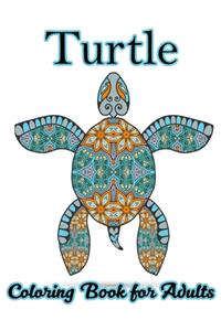 Turtle Coloring Book for Adults