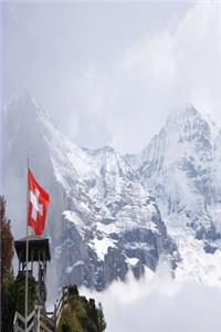 Jungfrau Hiking Switzerland Flag Journal