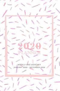 2020 Planner Weekly and Monthly