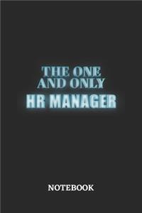 The One And Only HR Manager Notebook