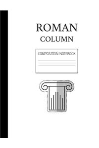 roman column composition notebook