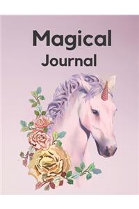 Magical Journal: Great for taking notes in class, journal writing and essays. 120 Pages 8.5" x 11"