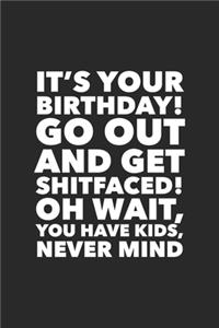 It's Your Birthday Go Get Shitfaced!