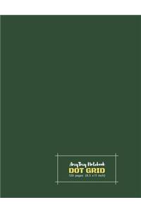 Dot Grid Notebook - AmyTmy Notebook - 8.5 x 11 inch - 120 pages