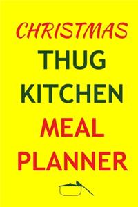 Christmas Thug Kitchen Meal Planner