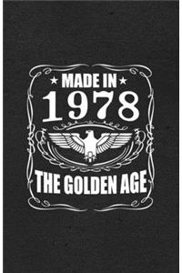 Made in 1978 the Golden Age A5 Lined Notebook