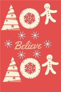 Believe- Christmas Notebook