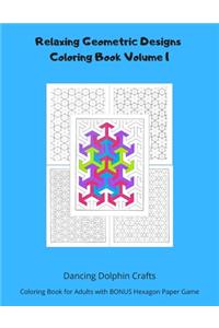 Relaxing Geometric Designs Coloring Book Volume 1
