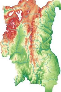 Physical Map of Bulgaria Journal