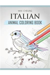Italian Animal Coloring Book