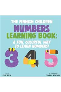 Finnish Children Numbers Learning Book