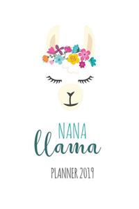 Nana Llama Planner 2019
