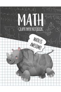 Math Graph Paper Notebook