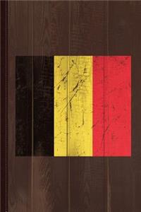 Belgium Flag Journal Notebook