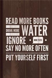 Put Yourself First Journal Notebook