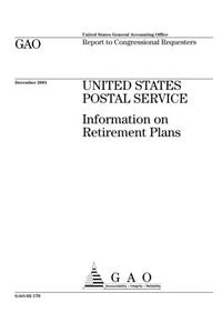 United States Postal Service: Information on Retirement Plans