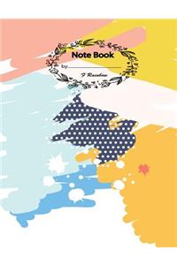 Note Book by F Rainbow