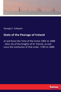 State of the Peerage of Ireland