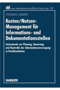 Kosten/Nutzen-Management Für Informations- Und Dokumentationsstellen