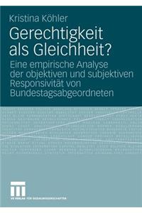 Gerechtigkeit als Gleichheit?