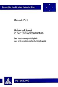 Universaldienst in der Telekommunikation