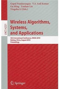 Wireless Algorithms, Systems, and Applications