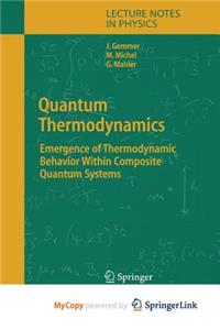 Quantum Thermodynamics