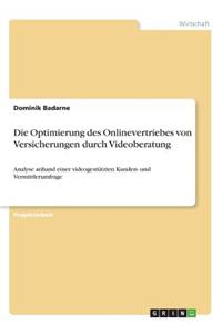 Optimierung des Onlinevertriebes von Versicherungen durch Videoberatung