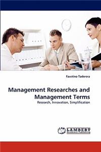 Management Researches and Management Terms