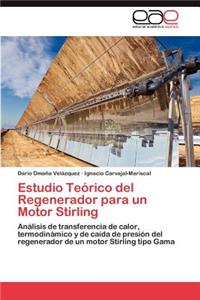 Estudio Teórico del Regenerador para un Motor Stirling