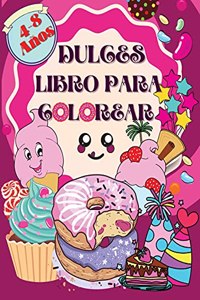 Dulces Libro para Colorear