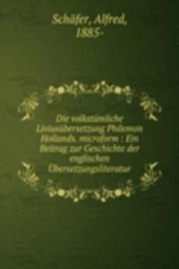 DIE VOLKST MLICHE LIVIUS BERSETZUNG PHI