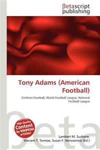 Tony Adams (American Football)