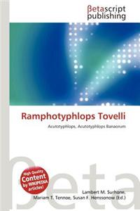 Ramphotyphlops Tovelli