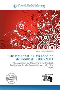Championnat de Mac Doine de Football 2002-2003