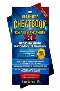 TESTBOOK The Ultimate Cheatbook 2.0 for UPSC Civil Service | Prelims & Mains Exam Preparation | IAS, IPS, IES, CSE, CAPF, UPSC & State PSC | Essay & Answer Writing book | by IRS Ravi Kapoor