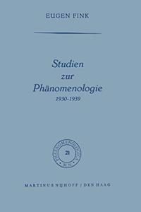 Studien Zur Phanomenologie, 1930--1939