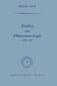 Studien Zur Phanomenologie, 1930--1939