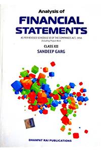 Analysis of Financial Statements for class 12th (C.B.S.E.) [Paperback], by Sandeep Garg