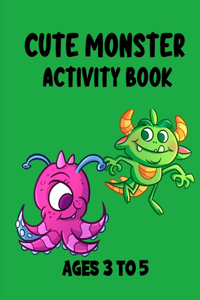 Cute Monster Activity Book