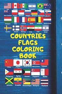 Countries Flags Coloring Book