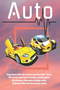 Gigantesco libro da colorare per bambini - Auto. Più di 100 auto