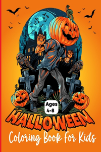 Halloween Coloring Books For Kids Ages 4-8