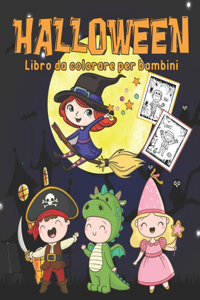 Halloween libro da colorare per bambini