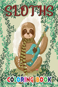 Sloths Coloring Book
